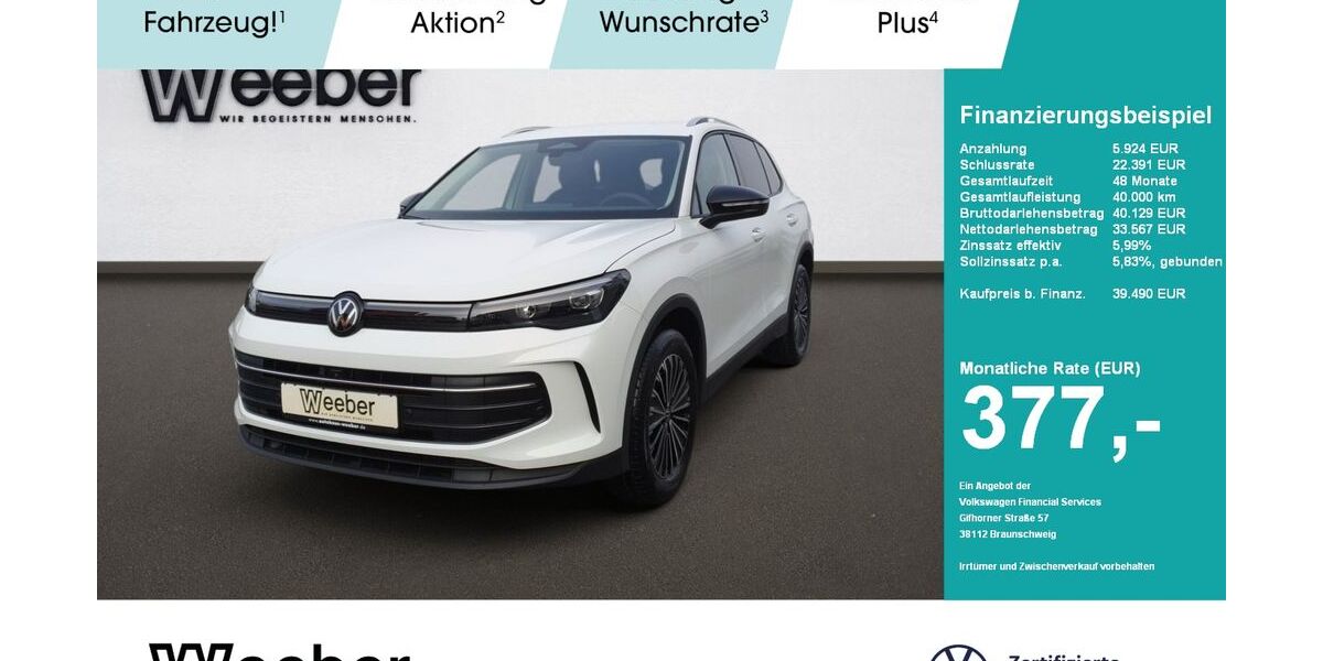 VW Tiguan 1.015 km 38.888 &euro; Calw 75365