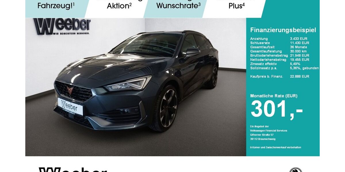 Cupra Leon 60.947 km 22.240 &euro; Leonberg 71229