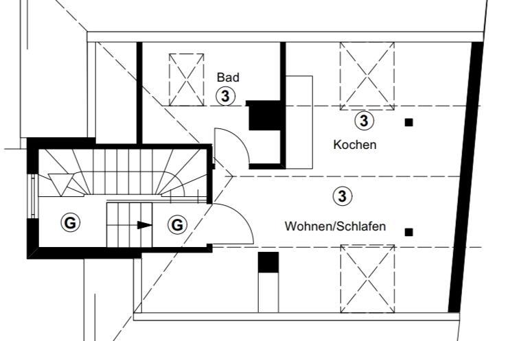 Helle 1 Zimmer Wohnung