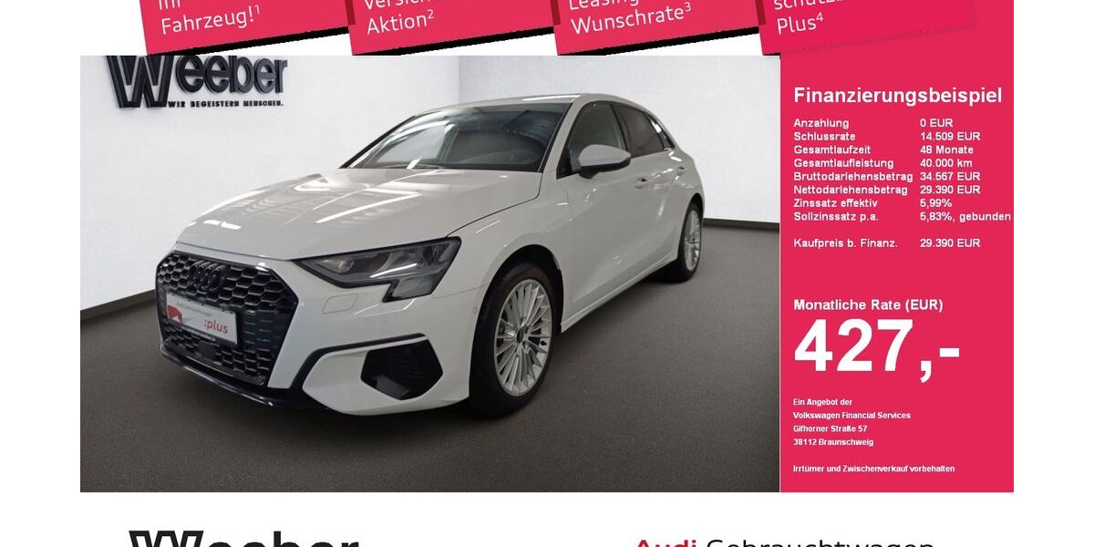 Audi A3 10.370 km 29.390 &euro; Leonberg 71229