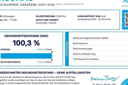 VW ID.4 6.635 km 42.900 € Bruchsal 76646