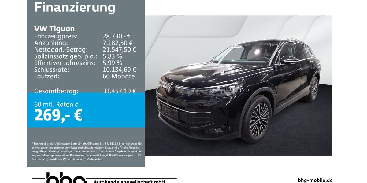 VW Tiguan 25.275 km 33.630 &euro; Ettlingen 76275