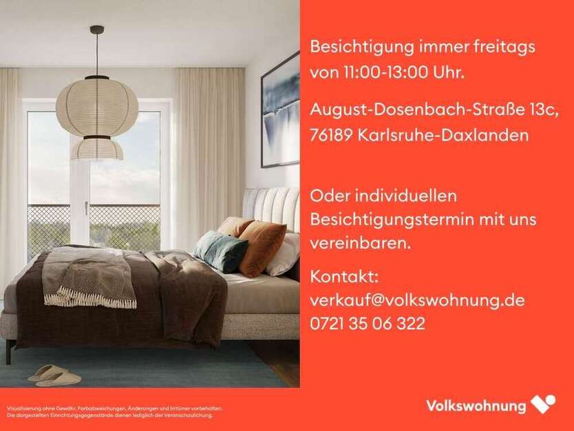 Wohnung zum Kaufen in Karlsruhe 450.380 € 76.2 m²
