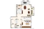 Etagenwohnung Karlsruhe Nordstadt - 4 Zimmer, 119 m&sup2;, 1.700&euro; | Angebot:26486220