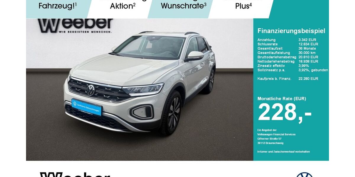 VW T-Roc 9.258 km 22.069 &euro; Weil der Stadt 71263