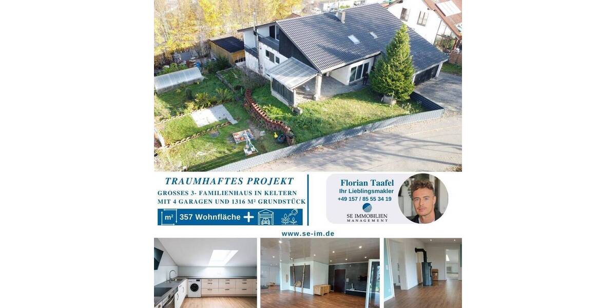 Mehrfamilienhaus, Wohnhaus Keltern Dietlingen - 1 Zimmer, 357 m&sup2;, 734.400&euro; | Angebot:25802978