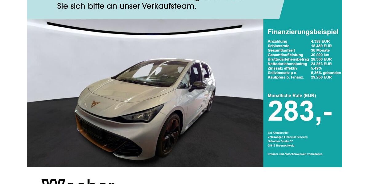 Cupra Born 26.340 km 29.040 &euro; Weil der Stadt 71263