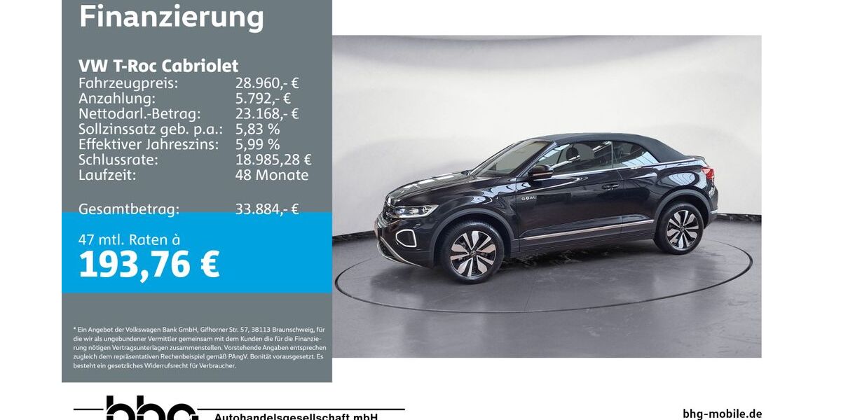 VW T-Roc 6.304 km 28.960 &euro; Ettlingen 76275
