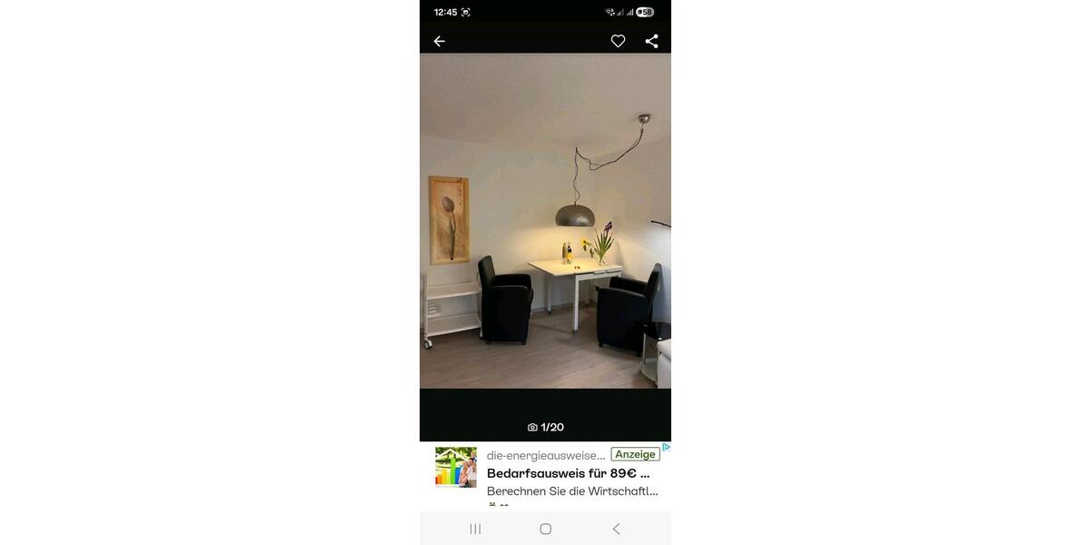 Hochparterre Sindelfingen Darmsheim - 2 Zimmer, 45 m&sup2;, 520&euro; | Angebot:25806222