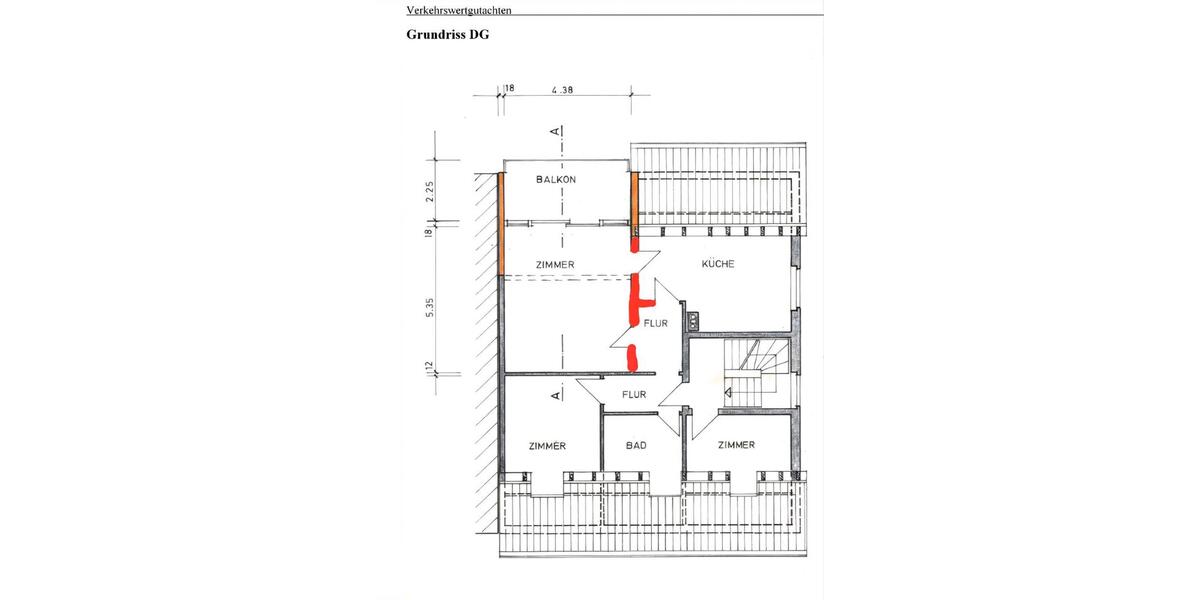 Dachgeschoßwohnung Walzbachtal - 3.5 Zimmer, 90 m&sup2;, 1.100&euro; | Angebot:26023506