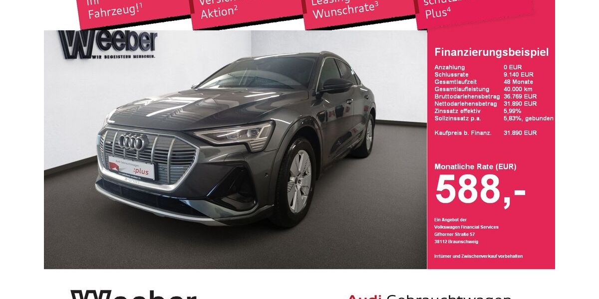 Audi e-tron 37.285 km 31.890 &euro; Leonberg 71229