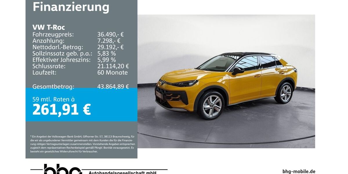 VW T-Roc 3.000 km 36.490 &euro; Ettlingen 76275