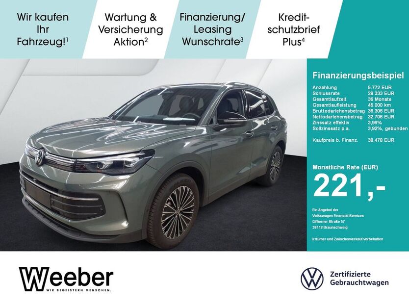 VW Tiguan 18.414 km 38.179 € Weil der Stadt 71263