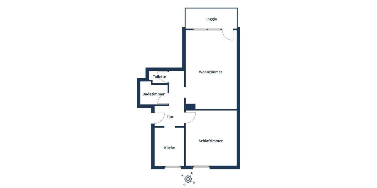 Etagenwohnung Markgröningen Unterriexingen - 2 Zimmer, 55 m&sup2;, 169.000&euro; | Angebot:25732636