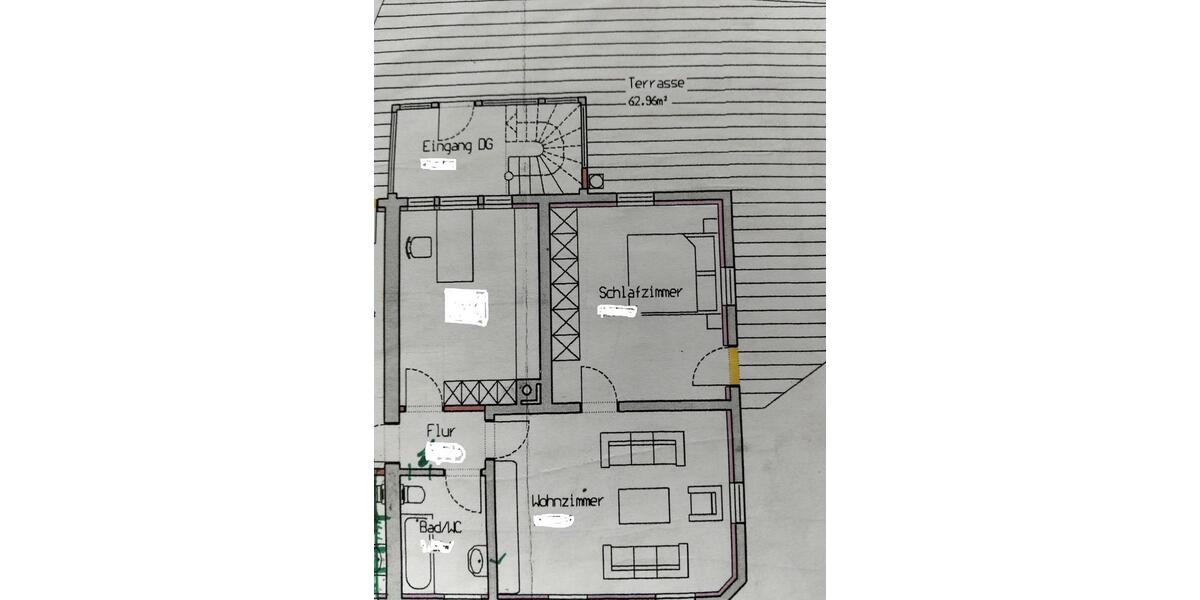 2,5 Zimmer Wohnung Küche Esszimmer Wohnzimmer Schlafzimmer Bad 2.5 zimmer