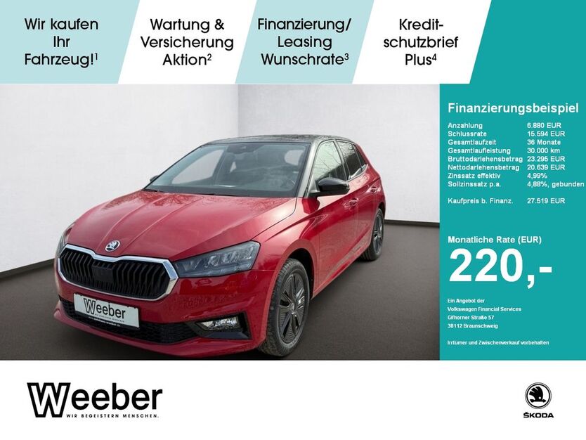 Skoda Fabia 1.999 km 27.519 € Leonberg 71229