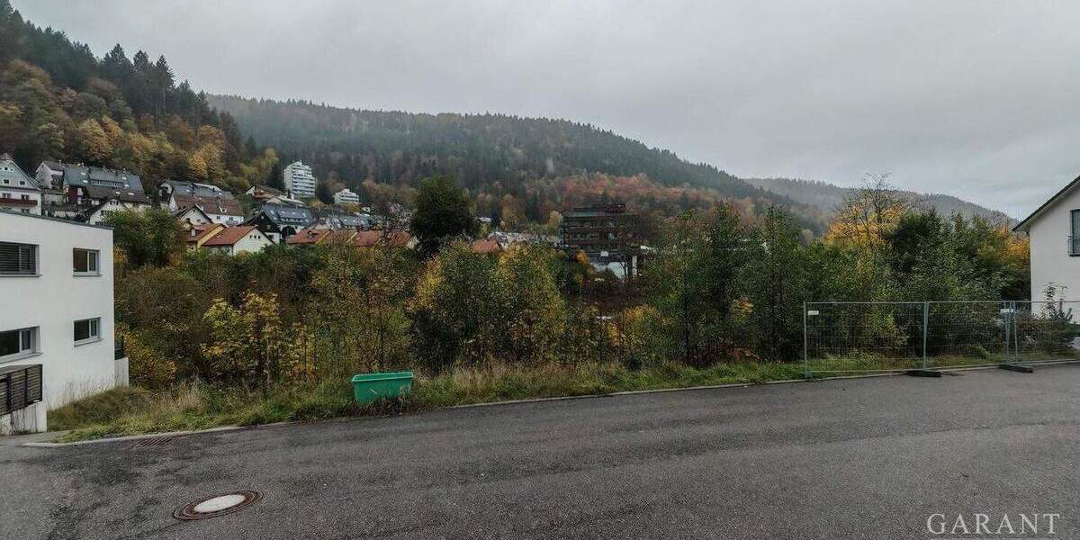 Baugrundstück in Top-Lage von Bad Wildbad mit Blick auf die große Enz zimmer