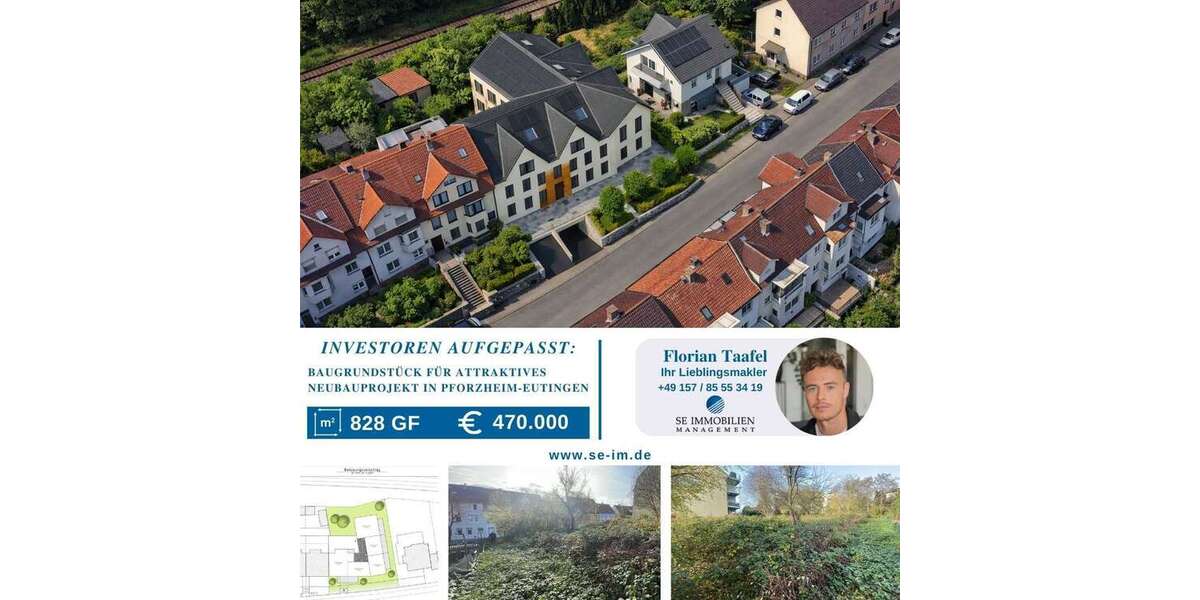 Grundstück Pforzheim Eutingen - 470.000&euro; | Angebot:25310337