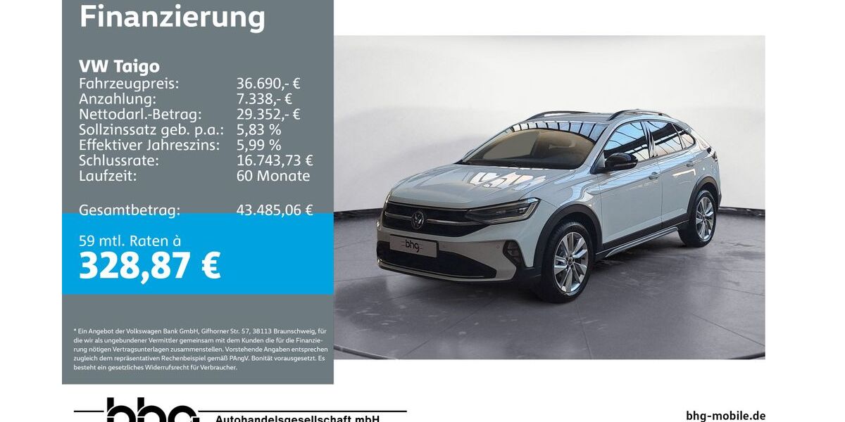 VW Taigo 9.500 km 29.930 &euro; Ettlingen 76275