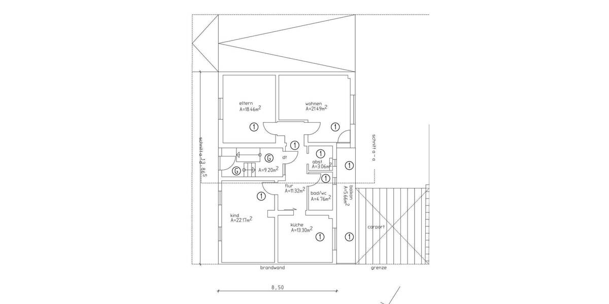 Etagenwohnung Marxzell Pfaffenrot - 3 Zimmer, 100 m&sup2;, 264.000&euro; | Angebot:26434451