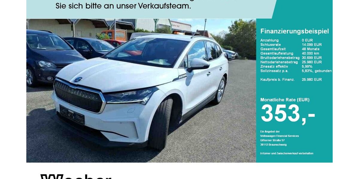Skoda Enyaq 11.166 km 25.980 &euro; Weil der Stadt 71263