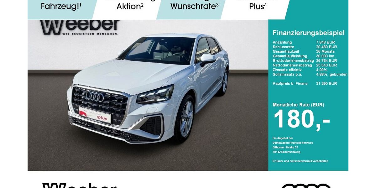 Audi Q2 9.492 km 30.589 € Weil der Stadt 71263