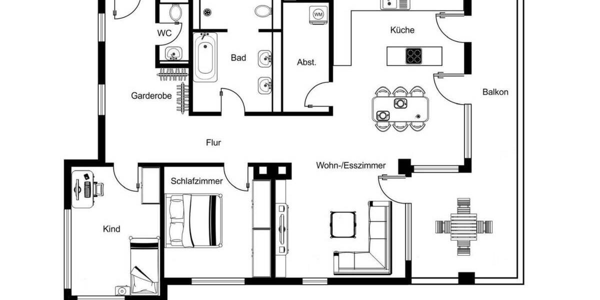 Etagenwohnung Bad Wildbad - 3 Zimmer, 114 m&sup2;, 555.000&euro; | Angebot:26471344