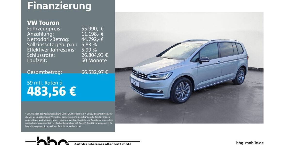 VW Touran 5.500 km 55.990 &euro; Ettlingen 76275