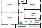 Etagenwohnung Pforzheim Weststadt - 3 Zimmer, 75 m&sup2;, 850&euro; | Angebot:24784390
