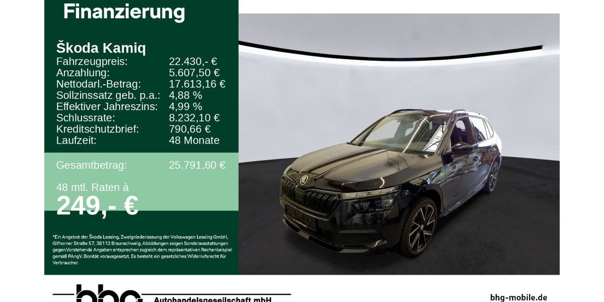 Skoda Kamiq 34.313 km 21.760 &euro; Ettlingen 76275