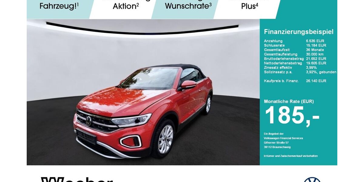 VW T-Roc 49.990 km 25.140 &euro; Calw 75365