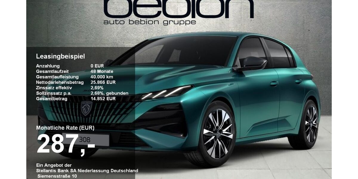 Peugeot 308 2.000 km 30.890 &euro; Magstadt 71106