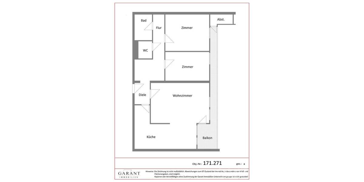 Etagenwohnung Sindelfingen Nord - 3 Zimmer, 87 m&sup2;, 235.000&euro; | Angebot:26820806