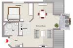 Etagenwohnung Malsch - 2 Zimmer, 57 m&sup2;, 215.000&euro; | Angebot:26641454