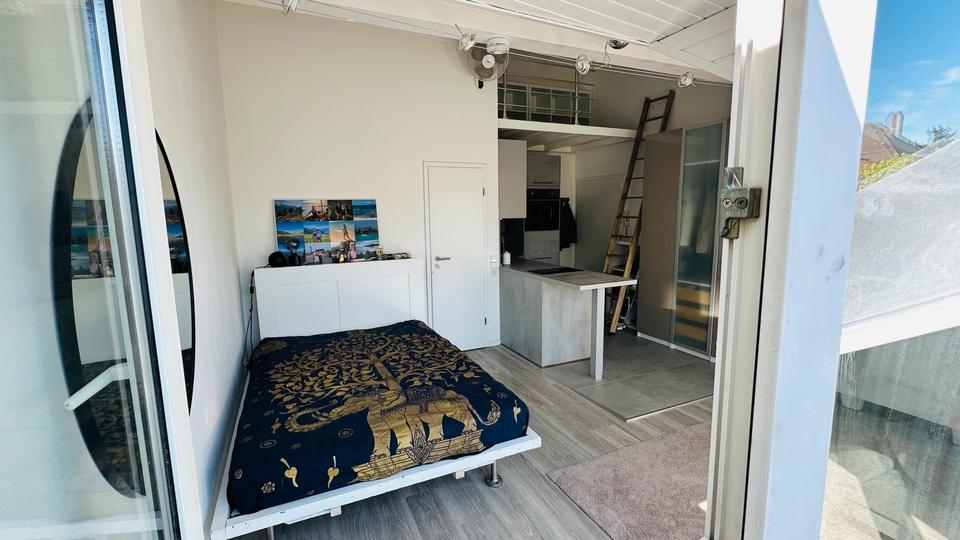 Dachgeschoßwohnung Karlsruhe Südstadt - 1 Zimmer, 27 m&sup2;, 680&euro; | Angebot:26414155
