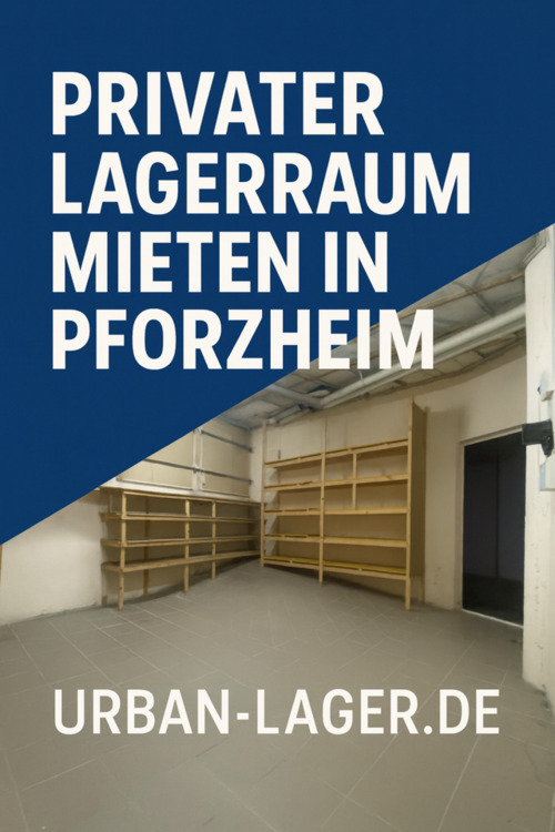 privaten Lagerraum mieten in Pforzheim – 22 m², zentral, mit Strom & Regalen