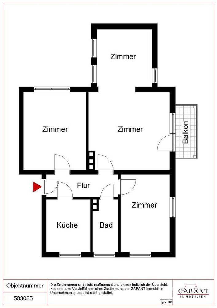 Durlacher 3,5-Zimmer-Wohnung mit Balkon
