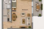 Etagenwohnung Pforzheim - 1.5 Zimmer, 36 m&sup2;, 119.000&euro; | Angebot:27154157