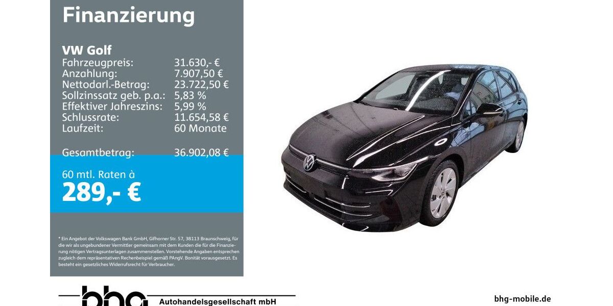 VW Golf 6.350 km 31.260 &euro; Ettlingen 76275