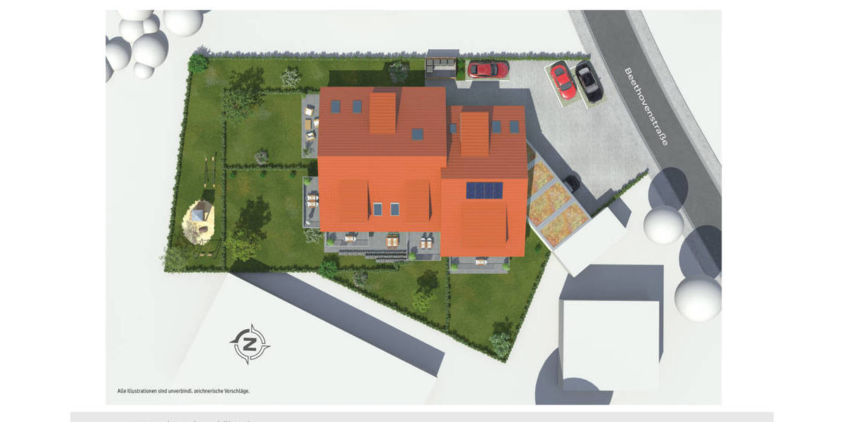 Traumhafte, schlüsselfertige Neubau-Dachgeschosswohnung mit Balkon und flexibler Raumaufteilung 3 zimmer