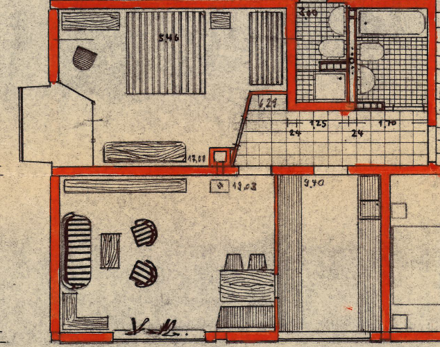 Wohnung zum Mieten in Pforzheim 490 € 57.29 m² 2 zimmer