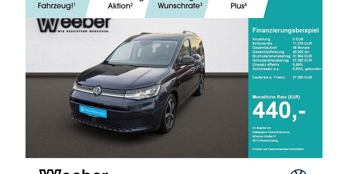 VW Caddy 43.818 km 26.590 &euro; Weil der Stadt 71263