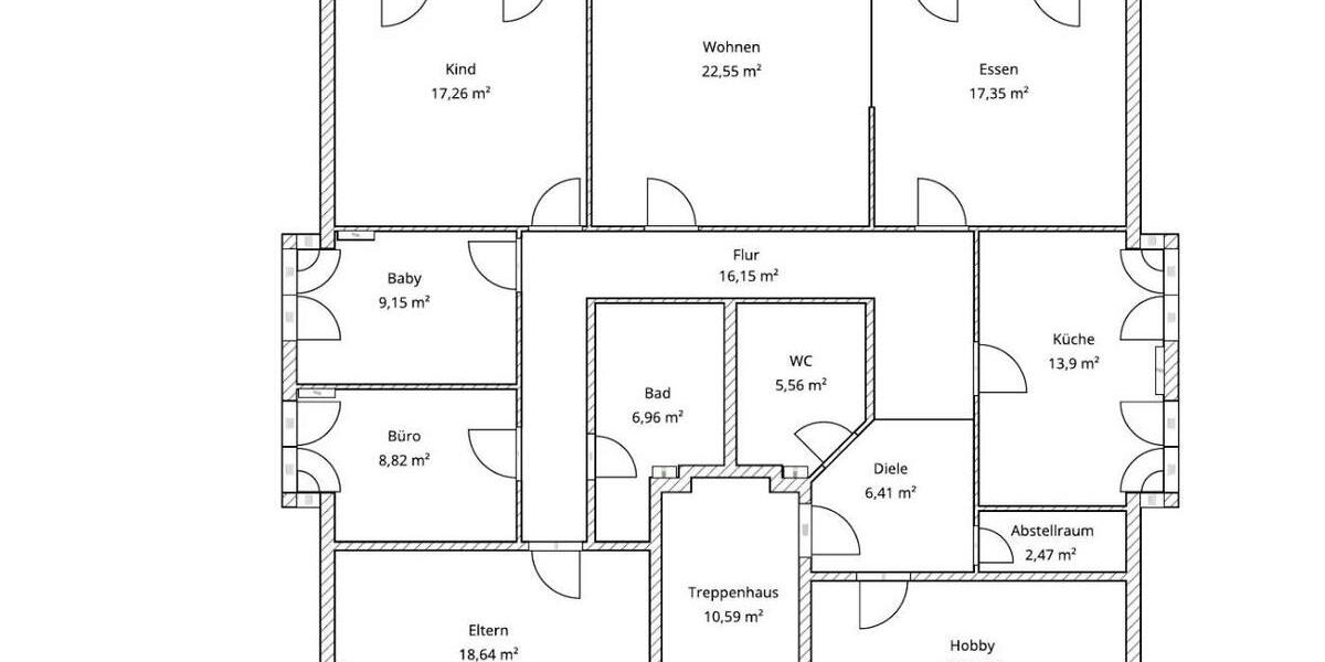 Etagenwohnung Pfinztal - 6 Zimmer, 170 m&sup2;, 485.000&euro; | Angebot:26026748