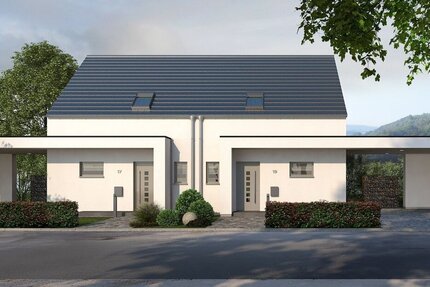 ? Feldrand, Weitblick, DHH in Renningen! Bauplatz, Küche & Garage inklusive - jetzt zugreifen! - Haus Renningen | Angebot:27474046