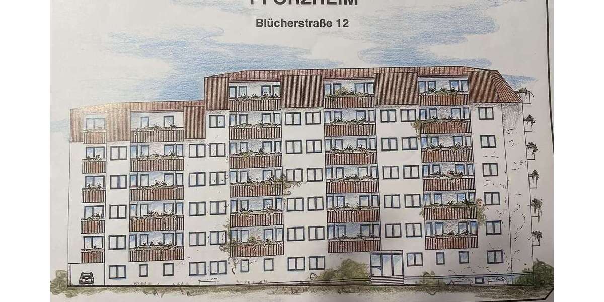 Wohnung zum Mieten in Pforzheim 700 € 55 m² 3 zimmer