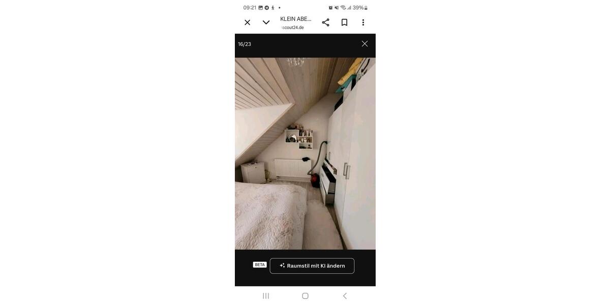 Dachgeschoßwohnung Pfinztal - 2 Zimmer, 42 m&sup2;, 155.000&euro; | Angebot:25881878