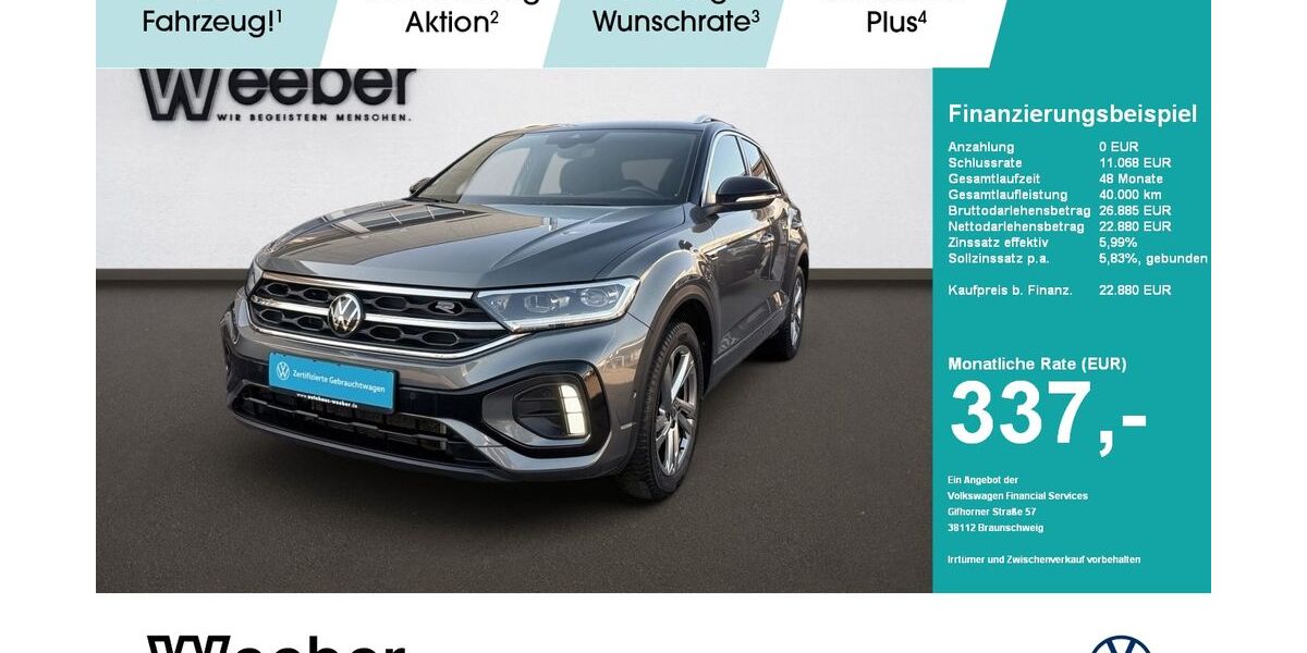 VW T-Roc 45.043 km 21.490 &euro; Weil der Stadt 71263