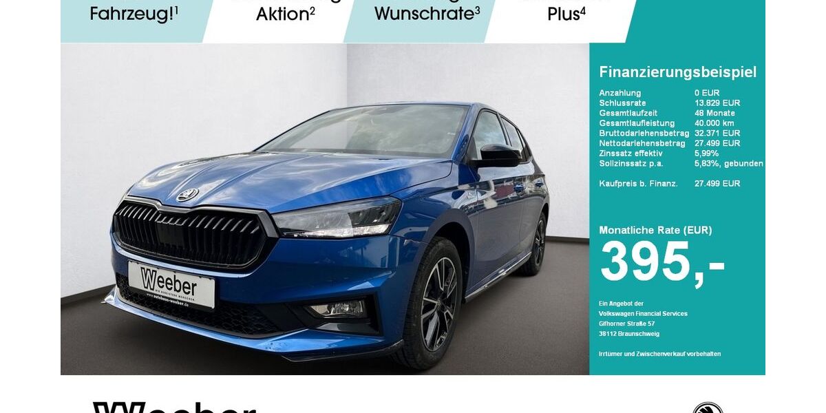 Skoda Fabia 1.999 km 27.499 &euro; Leonberg 71229
