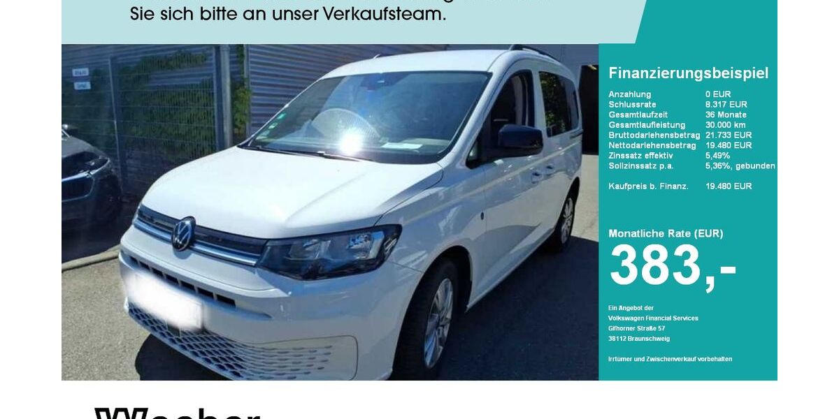 VW Caddy 102.923 km 19.370 &euro; Leonberg 71229