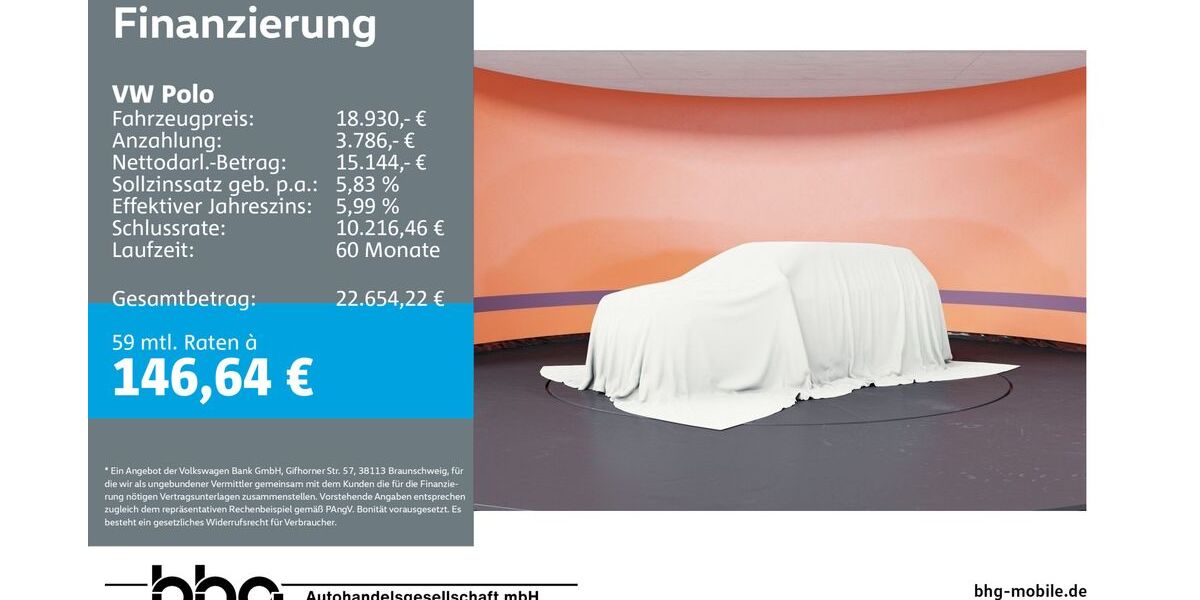 VW Polo 45.078 km 18.930 &euro; Ettlingen 76275